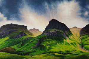Montañas de Glen-Coe en Escocia