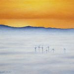 Molinetas en la niebla